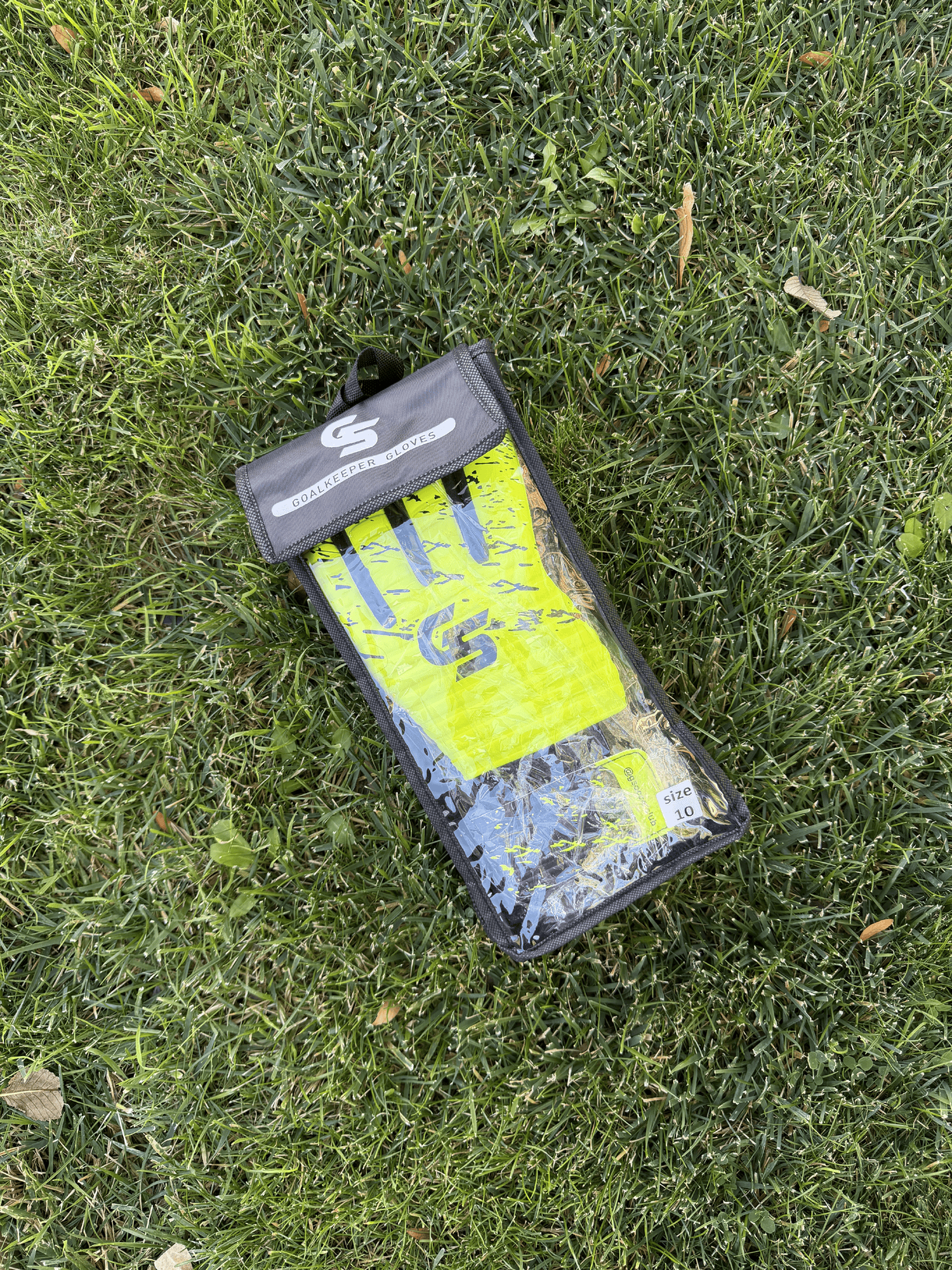 GS Match Goalkeeper Gloves - Neon Yellow