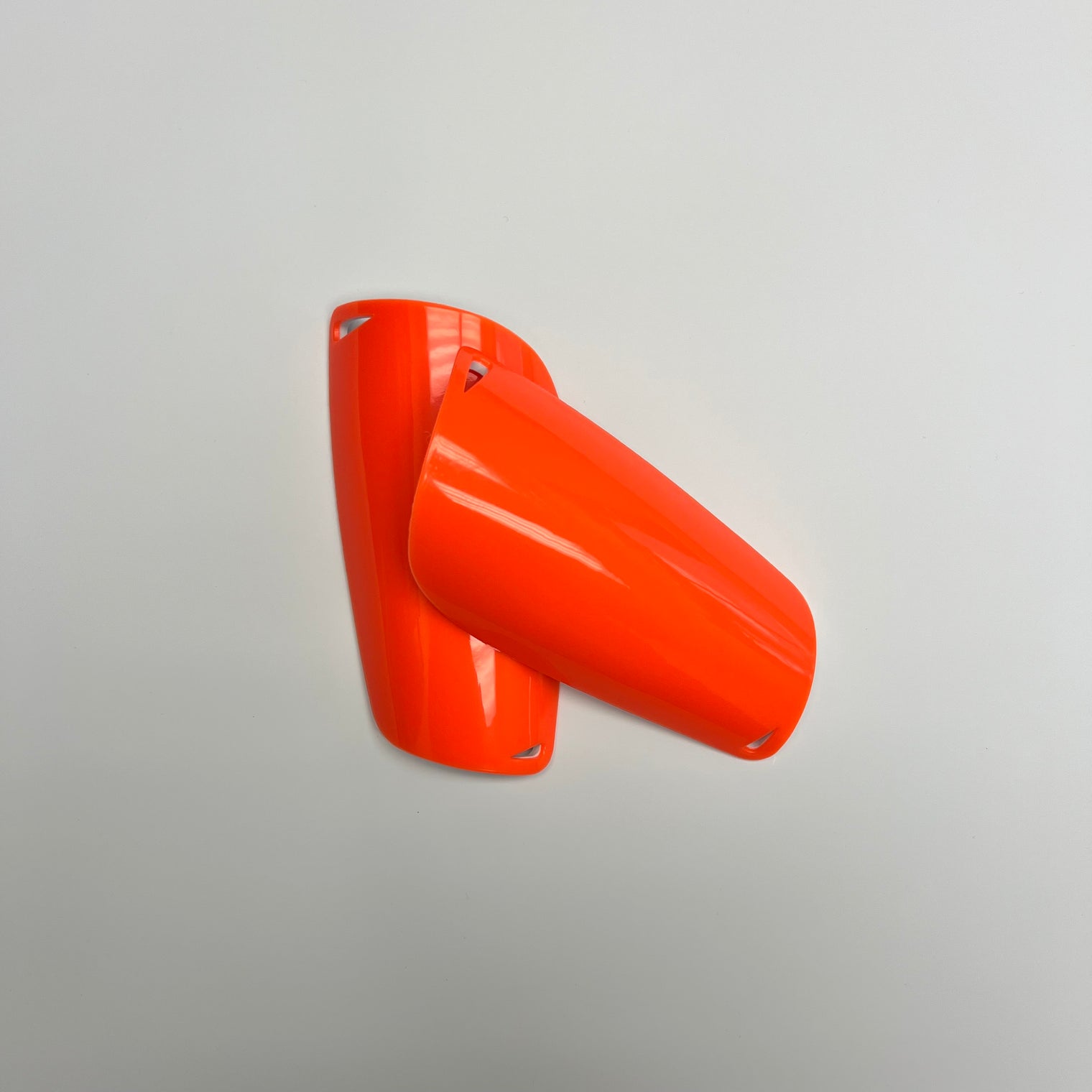 GS Club Shin Guards - Neon Orange