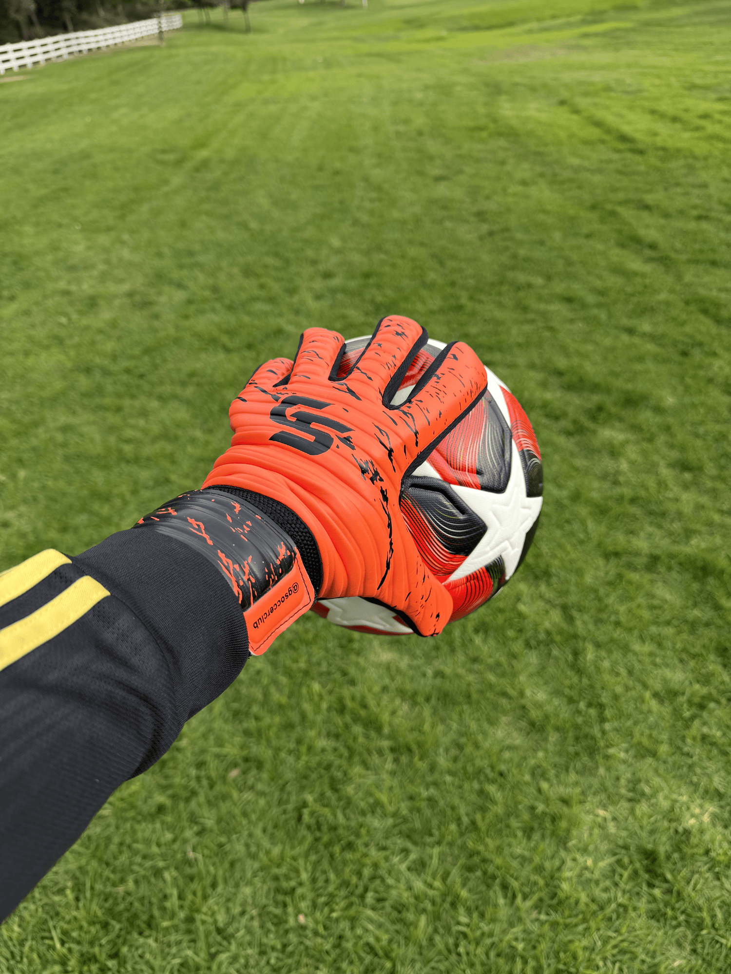 GS Match Goalkeeper Gloves - Bright Orange