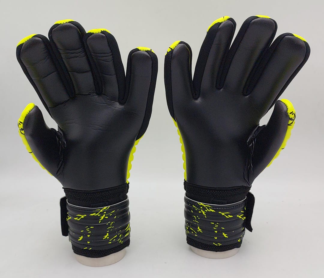 GS Match Goalkeeper Gloves - Neon Yellow