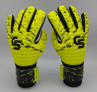 GS Match Goalkeeper Gloves - Neon Yellow