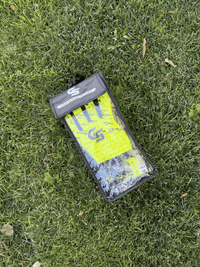GS Match Goalkeeper Gloves - Neon Yellow